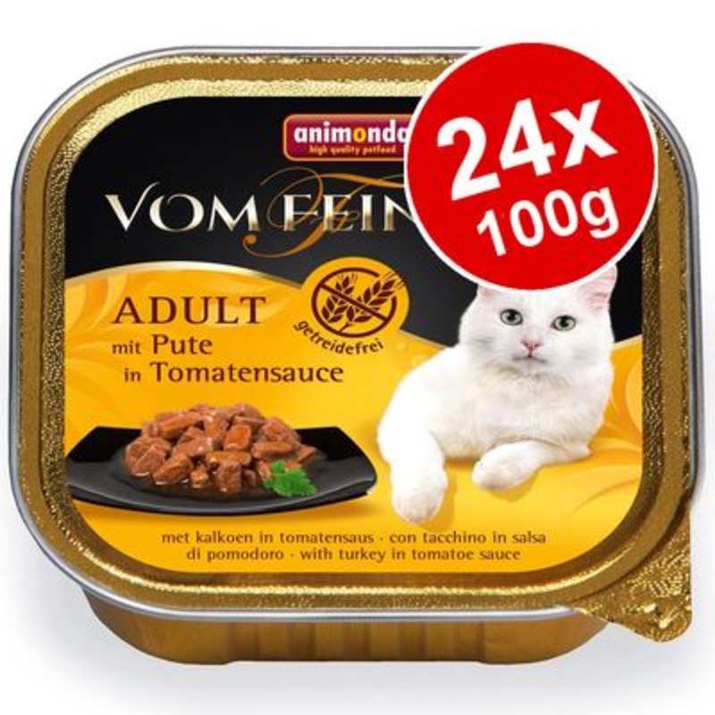 animonda vom Feinsten Adult No Grain in Sauce Saver Pack 24 x 100g