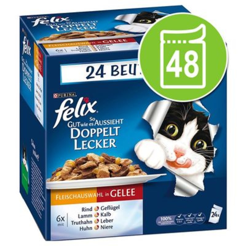 Felix As Good As It Looks Saver Pack 48 x 85g