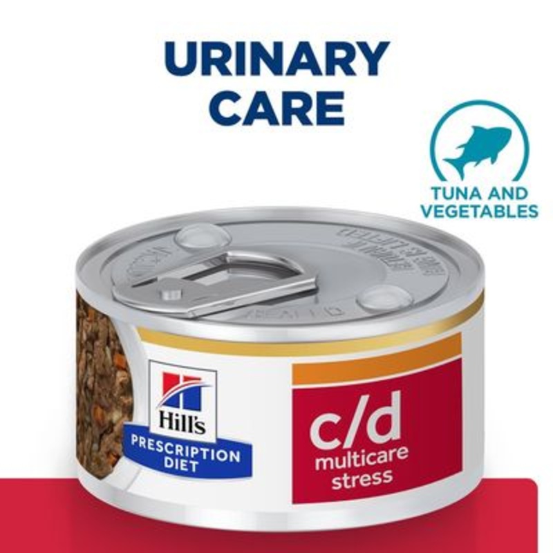 Hill's Prescription Diet c/d Multicare Stress Stew with Tuna & Vegetables
