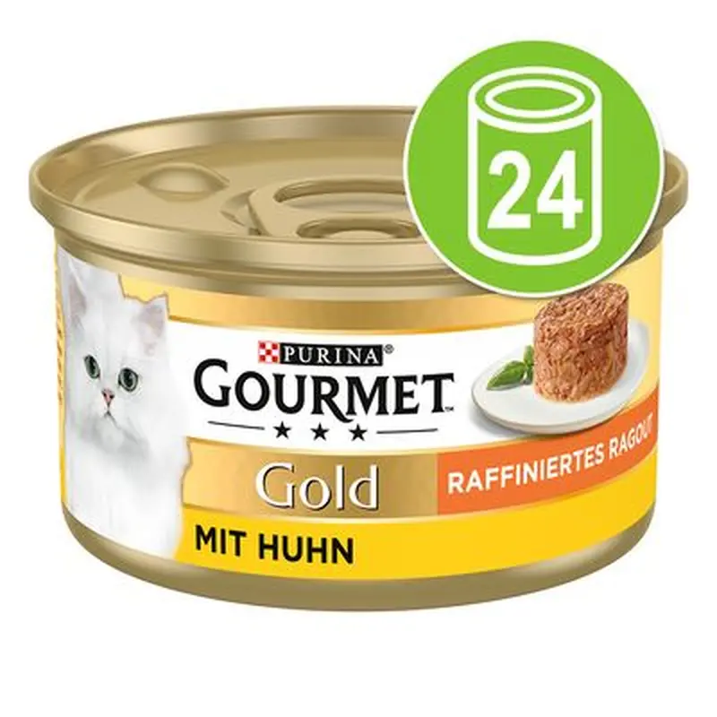 Gourmet Gold Refined Ragout Saver Pack 24 x 85g - Salmon
