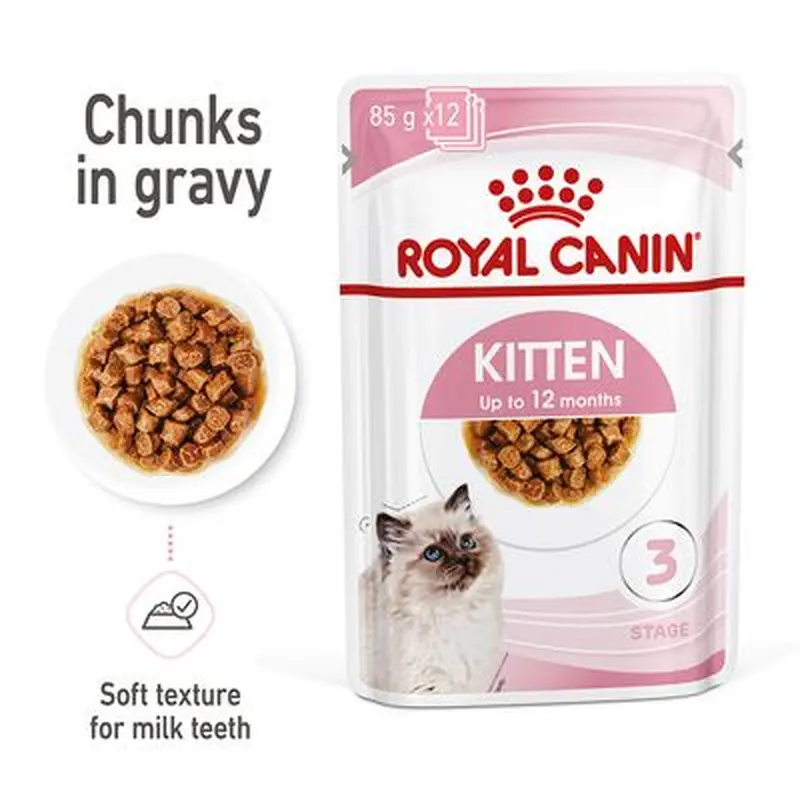Royal Canin Kitten in Gravy - Saver Pack: 24 x 85g