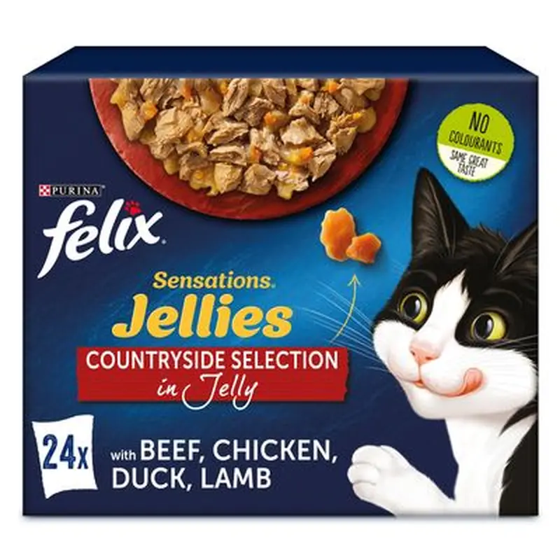 Felix Sensations 24 x 85g - Ocean Selection in Jelly