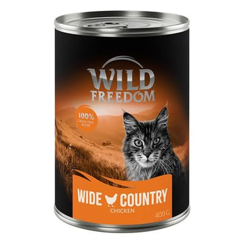 Wild Freedom Adult 6 x 400g - Mixed Pack I - Grain-Free (Chicken, Pollock, Lamb, Rabbit, Game)