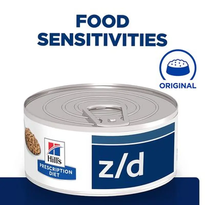 Hill's Prescription Diet Feline z/d Food Sensitivities - 24 x 156g Cans