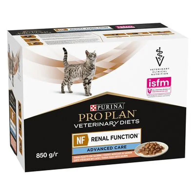 PURINA PRO PLAN Veterinary Diets Feline NF Advanced Care Salmon - 10 x 85 g