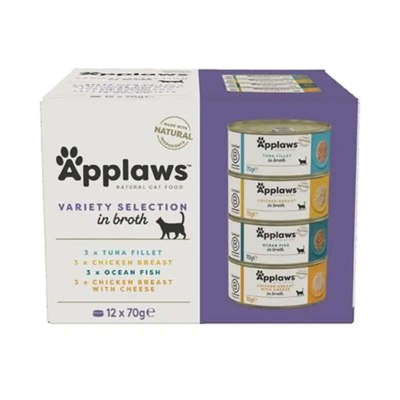 Applaws Cat Food 70g - Tuna / Fish - Tuna Fillet 24 x 70g