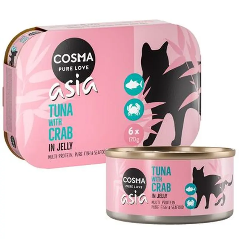 Cosma Asia in Jelly 6 x 170g - Mix 2 (5 Varieties)