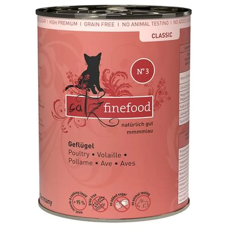 catz finefood Can 6 x 400g - Chicken & Pheasant
