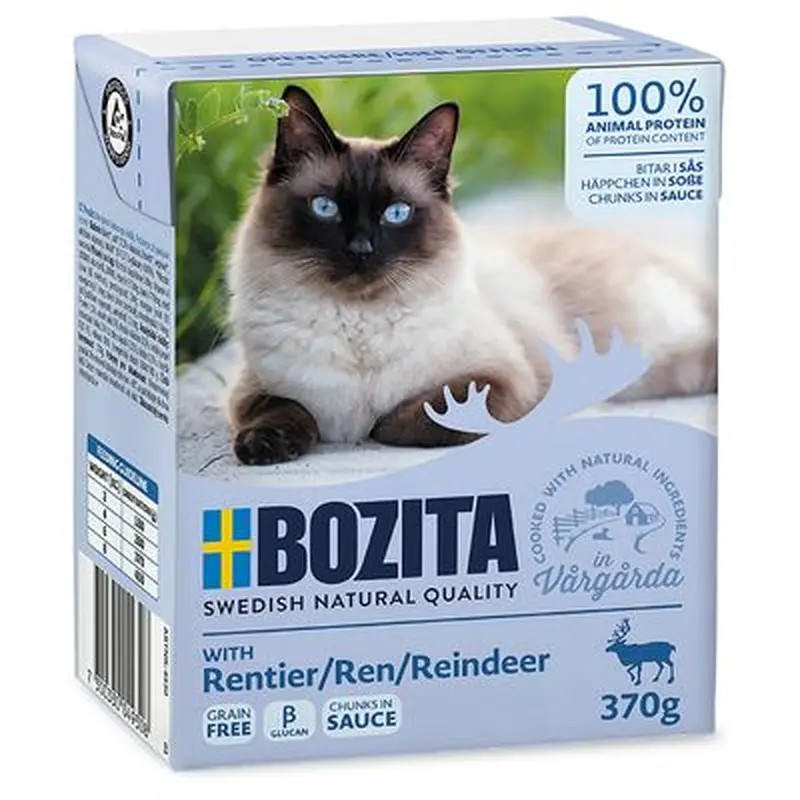 Bozita Tetra Chunks in Sauce 6 x 370g - Duck
