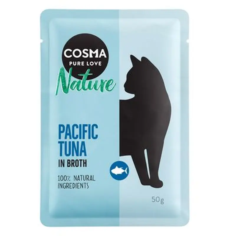 Cosma Nature Pouches 6 x 50g - Mixed Pack (6 Varieties)
