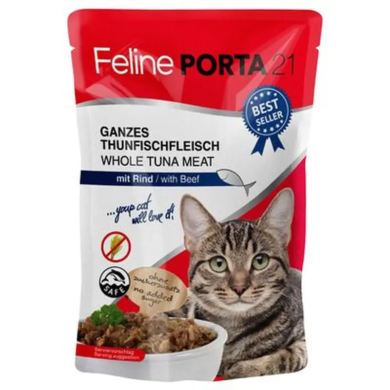 Feline Porta 21 Pouches 6 x 100g - Chicken Pure