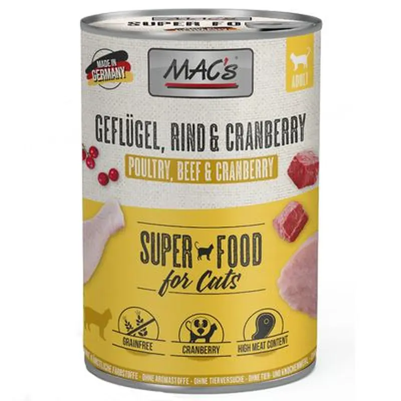 MAC's Cat Saver Pack 18 x 400g - Kitten Turkey, Beef & Duck