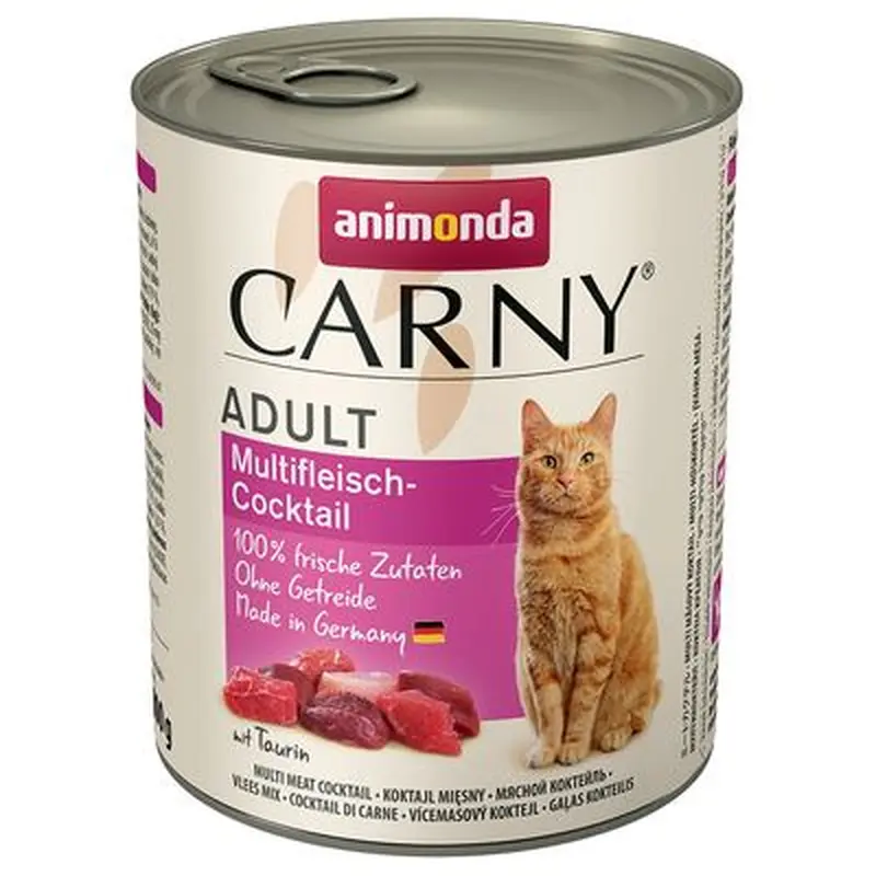 animonda Carny Adult 6 x 800g - Turkey, Chicken & Shrimps