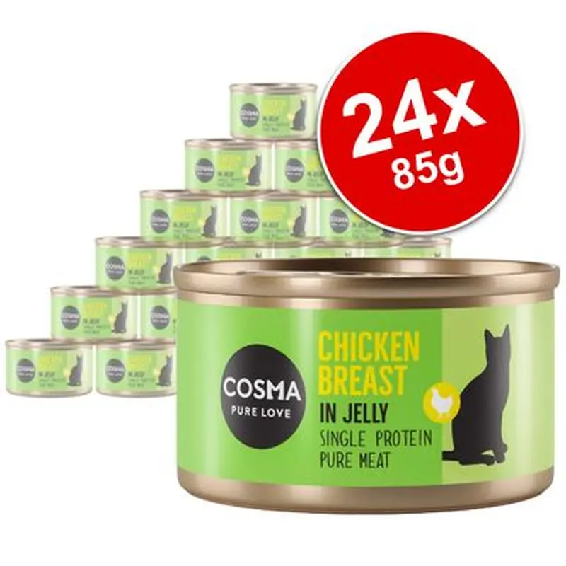 Cosma Original in Jelly Saver Pack 24 x 85g - Mixed Pack (4 Varieties)