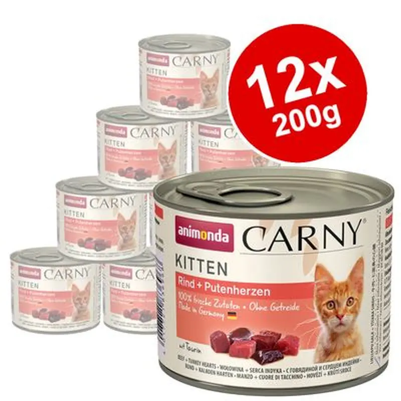animonda Carny Kitten 12 x 200g - Poultry Cocktail