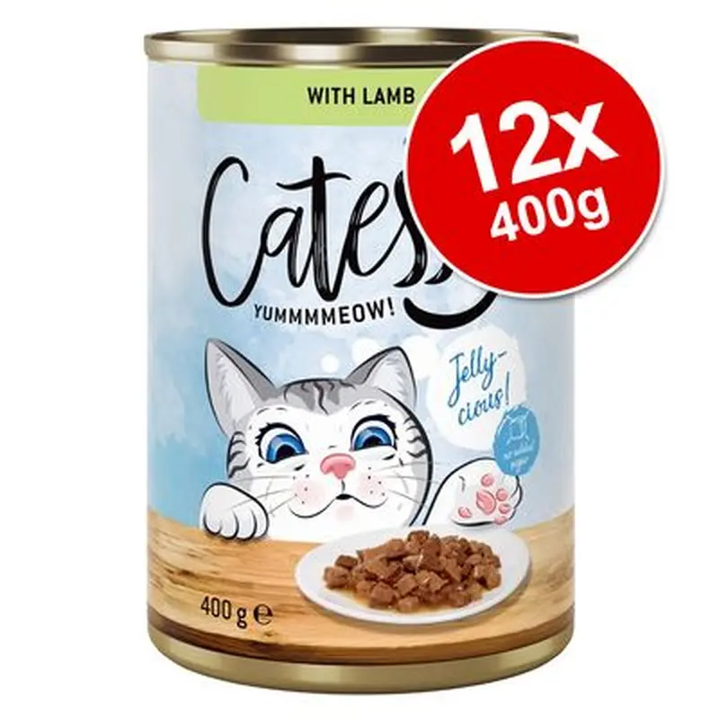Catessy Chunks in Gravy or Jelly 12 x 400g - Rabbit & Turkey in Gravy