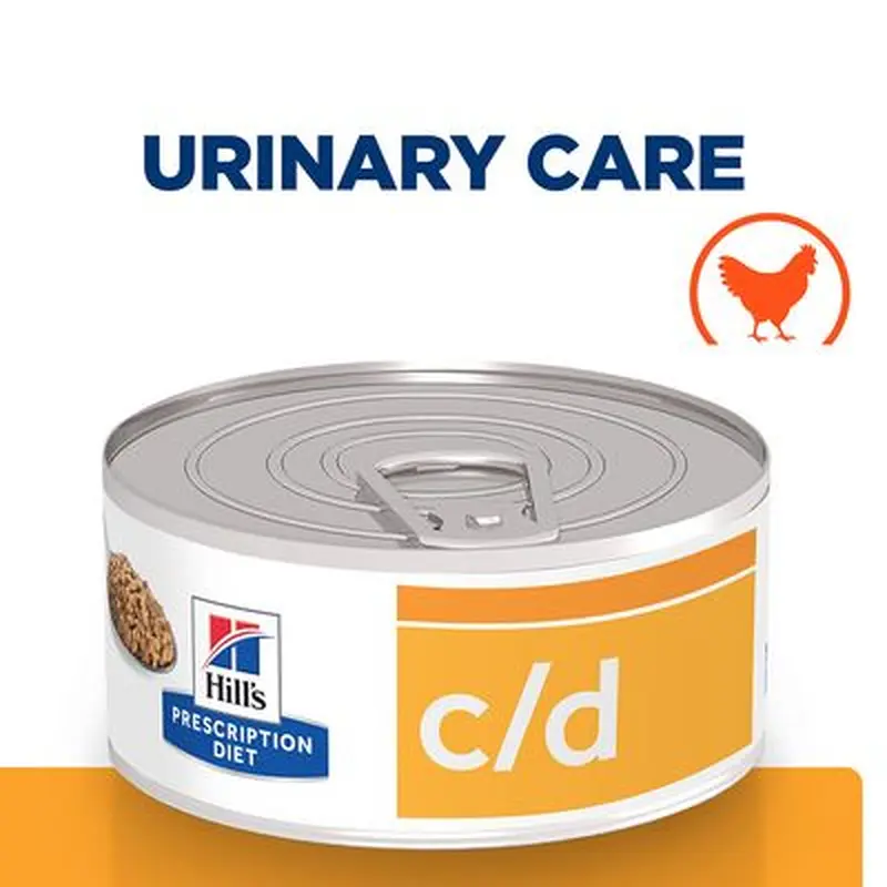Hill's Prescription Diet Feline c/d Multicare Urinary Care - 12 x 156g Cans