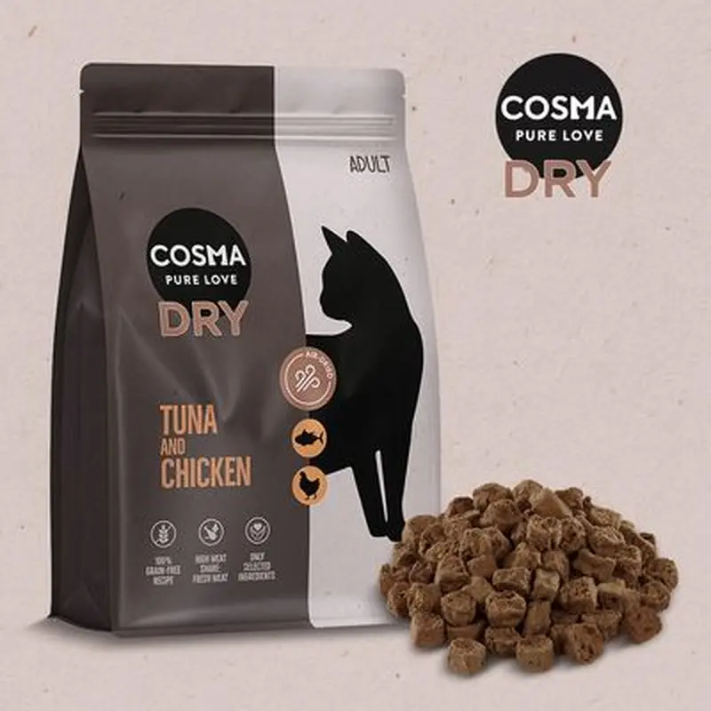 Cosma Tuna & Chicken Dry Food - 2kg