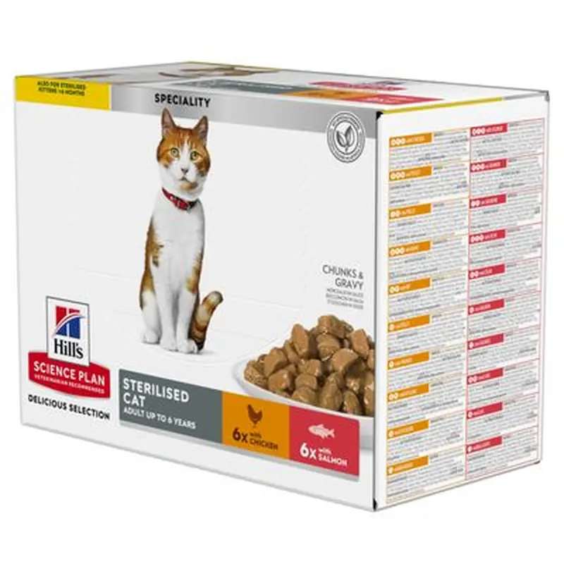 Hill's Science Plan Adult Sterilised - Salmon 12 x 85g