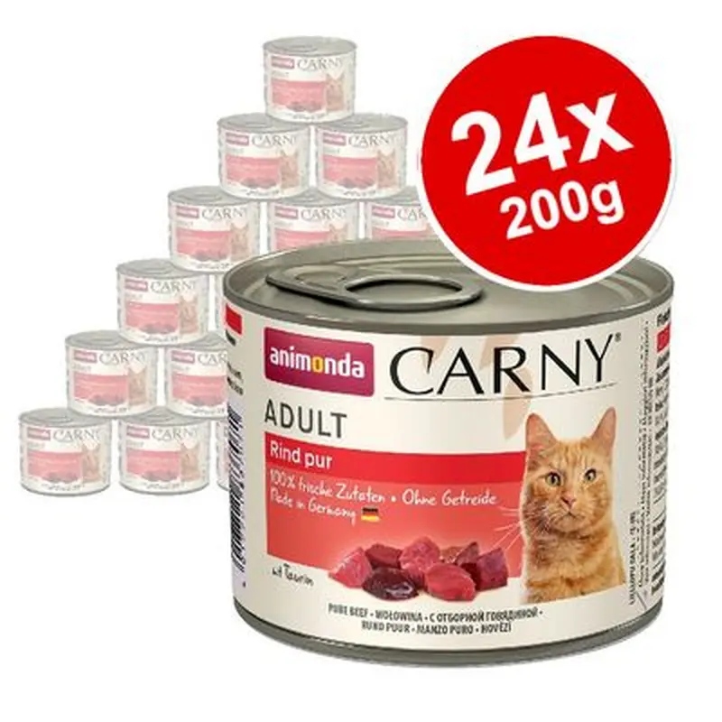animonda Carny Adult Saver Pack 24 x 200g - Beef & Chicken