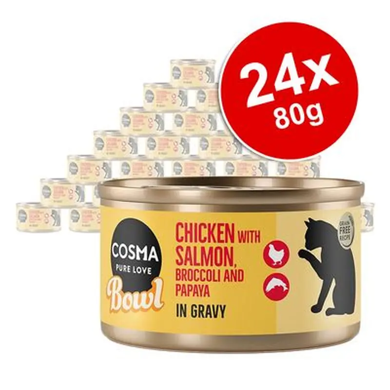 Cosma Bowl Saver Pack 24 x 80g - Tuna with Tuna Roe