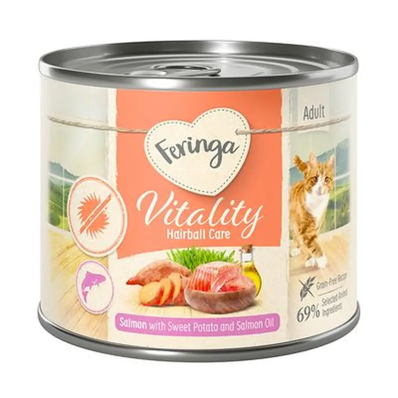 6 x 200g Feringa Vitality Wet Cat Food - 20% Off! * - Immune with Lamb (6 x 200g)