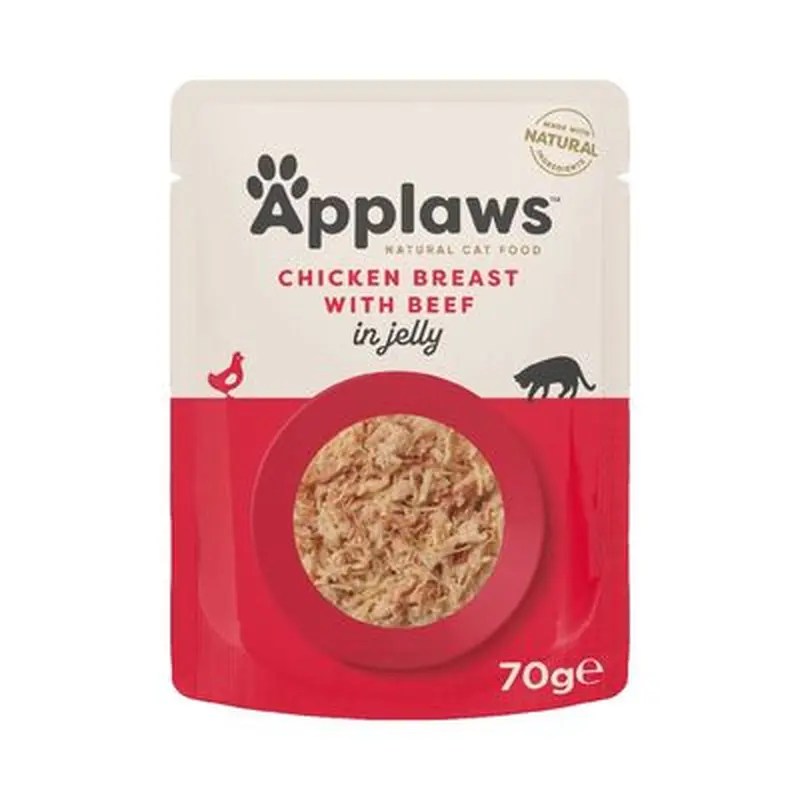 Applaws Pouches Cat Food in Jelly 16 x 70g - Tuna with Salmon