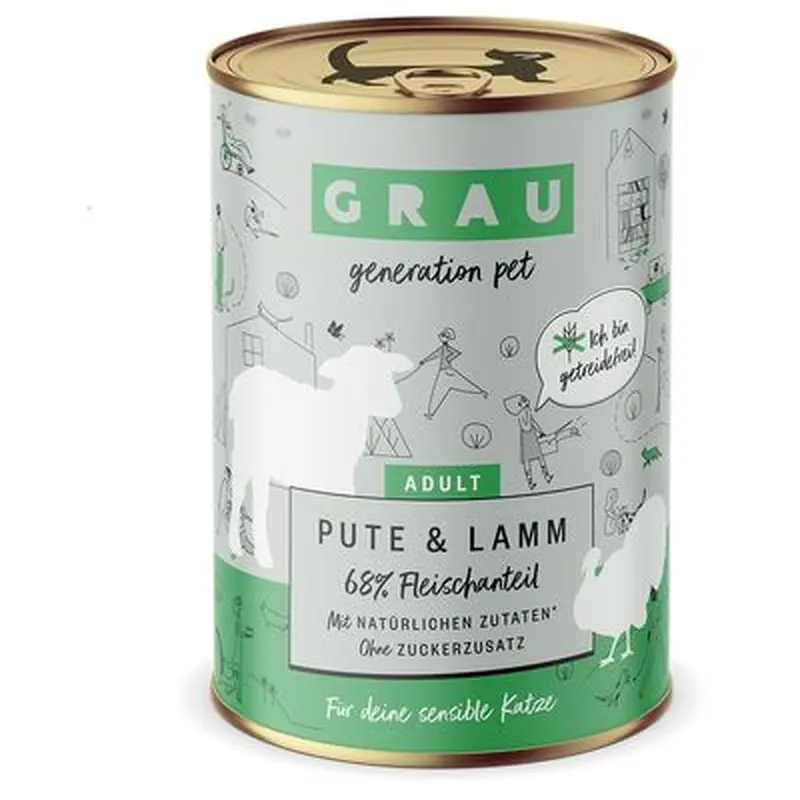 GRAU Gourmet Adult Grain-Free 6 x 400g - Chicken & Veal
