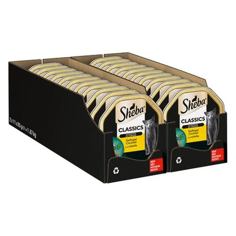 Sheba Varieties 22 x 85g - Beef & Turkey in Gravy