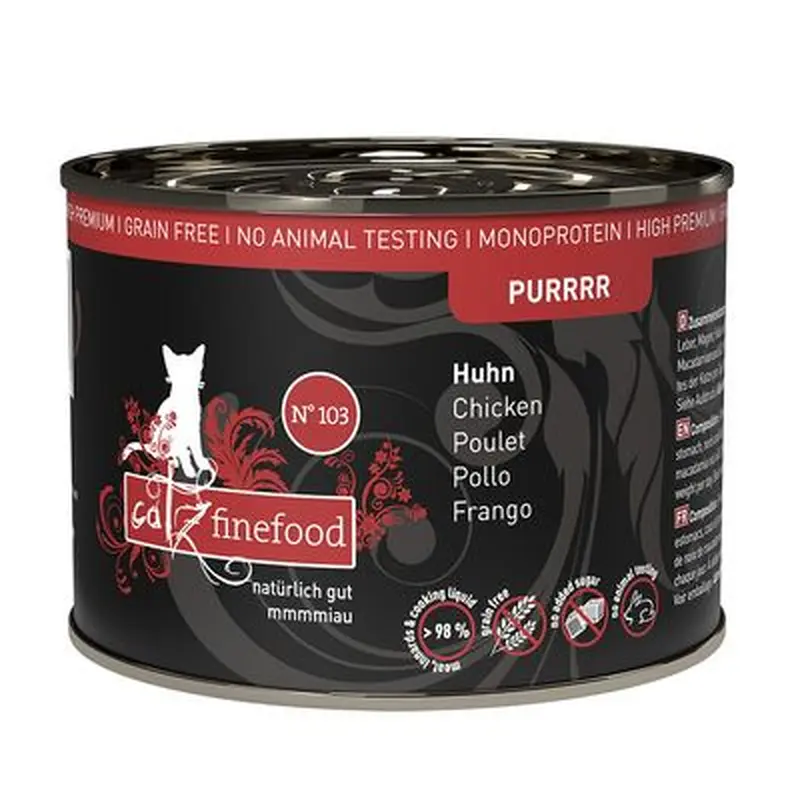 catz finefood Purrrr Can 12 x 190/200g - Chicken (12 x 200g)
