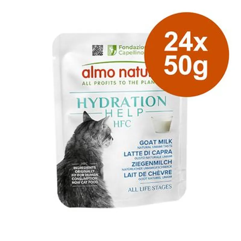 Almo Nature HFC Hydration Help Saver Pack 24 x 50g - Chicken Broth with Chicken Fillet