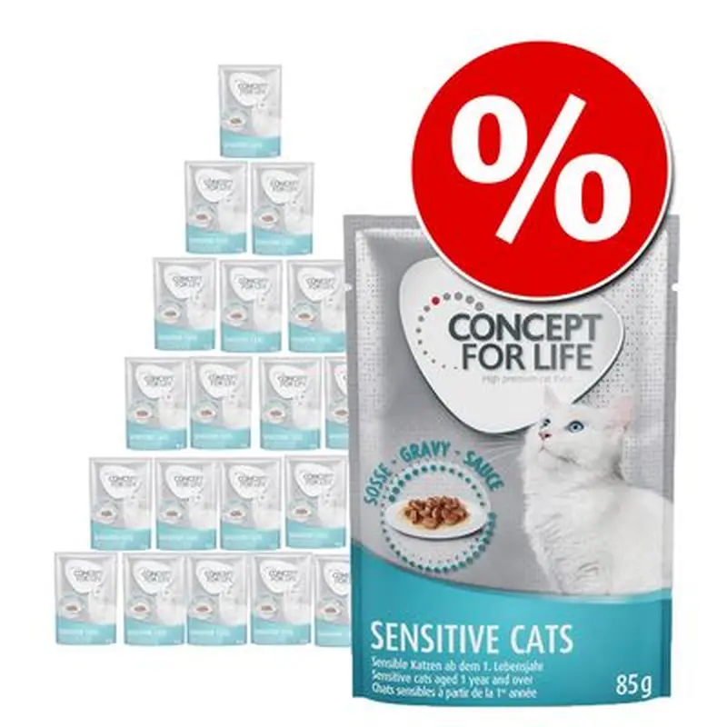Concept for Life Saver Pack 48 x 85g - All Cats 10+ - in Jelly