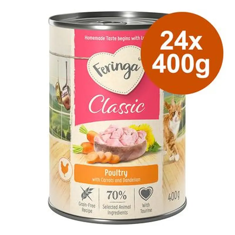 Feringa Classic Meat Menu Saver Pack 24 x 400g - Rabbit & Turkey