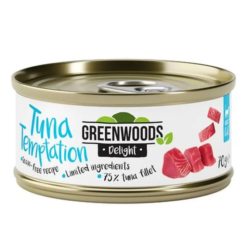 Greenwoods Delight Tuna Fillet - 6 x 70g