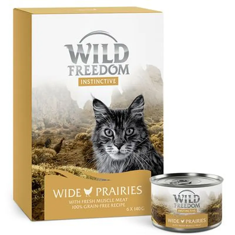 Wild Freedom Instinctive complementary food 6 x 140g - Wide Prairies - Chicken