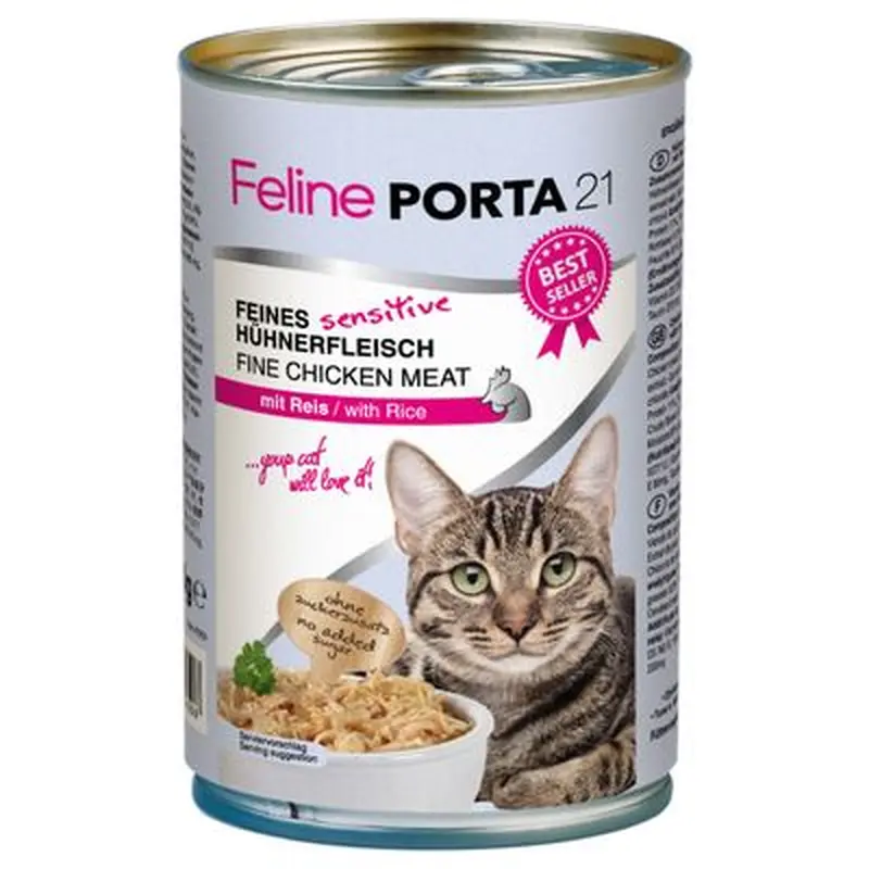 Feline Porta 21 - 6 x 400g - Whole Tuna with Beef