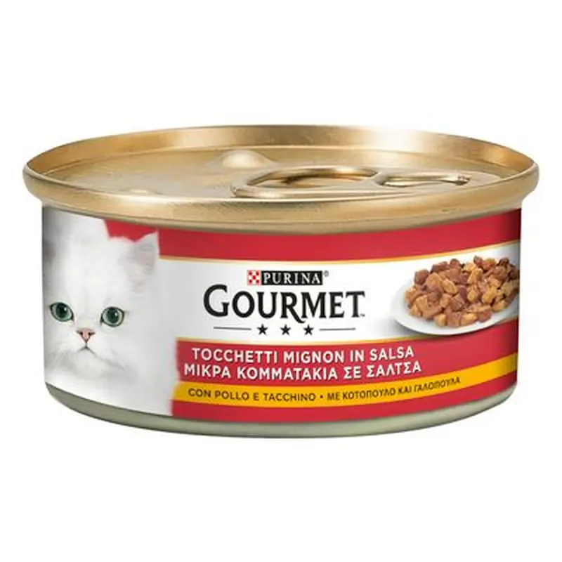 Gourmet Wet Food 24 x 195g - Duck & Turkey