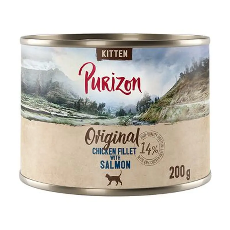 Purizon Kitten Grain-Free 6 x 200g - Chicken Fillet with Turkey