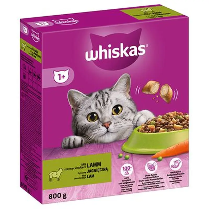 Whiskas 1+ Lamb - 800g