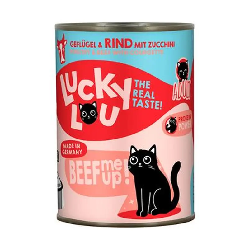 Lucky Lou Adult 6 x 400g - Poultry & Salmon