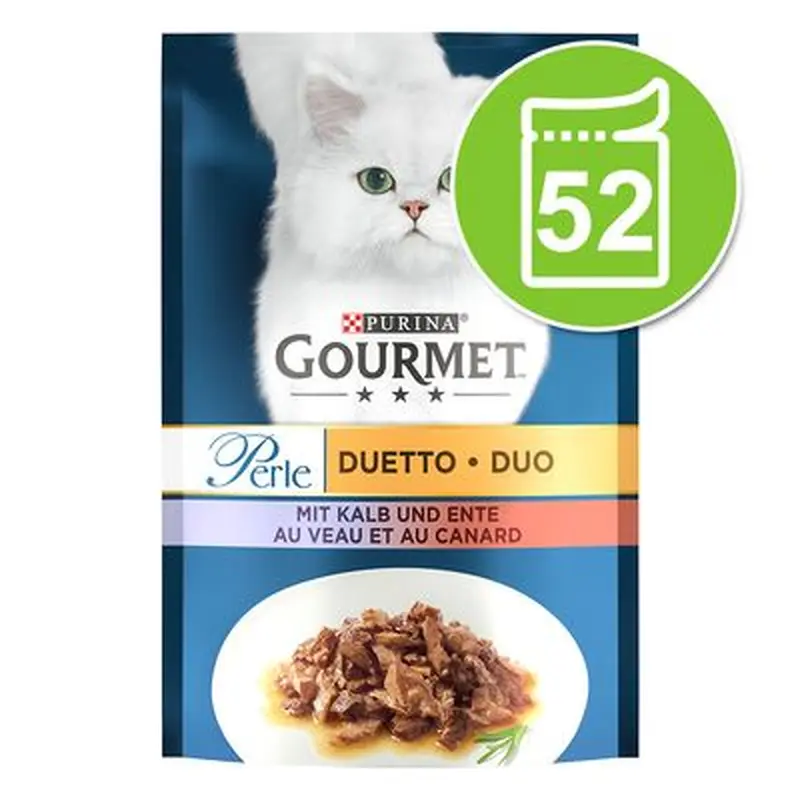 Megapack Gourmet Pearl 52 x 85 g - Veal & Duck