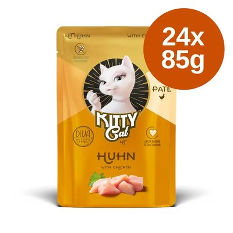 Kitty Cat Pat Saver Pack 24 x 85g - Chicken