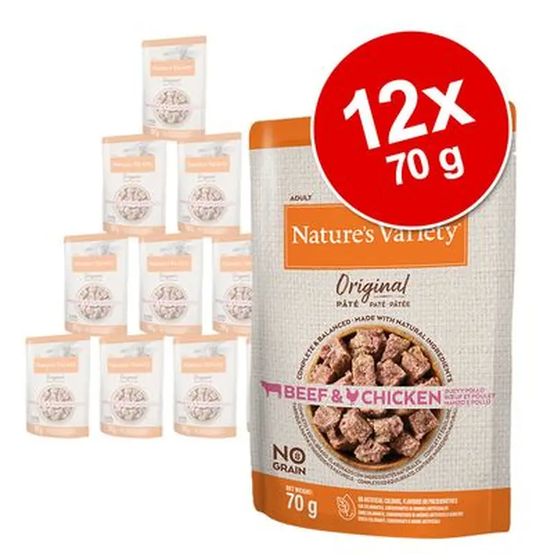 Nature's Variety Original Pat No Grain 12 x 70g - Mixed Multipack