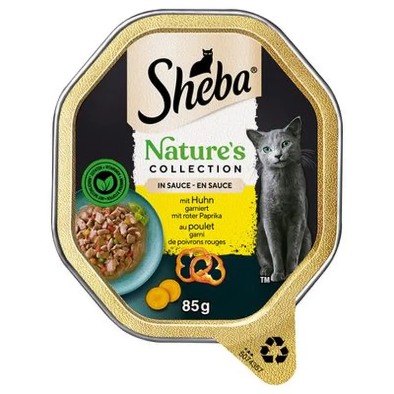 Sheba Natures Collection in Sauce Saver Pack 44 x 85g - Chicken