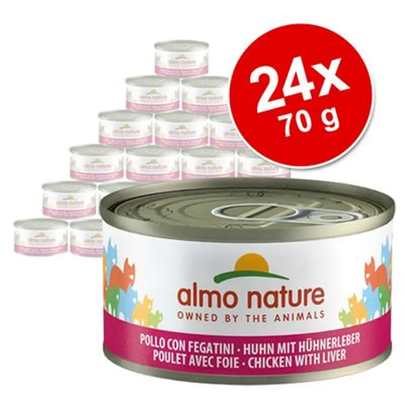 Almo Nature Saver Pack 24 x 70g - HFC Trout & Tuna in Jelly