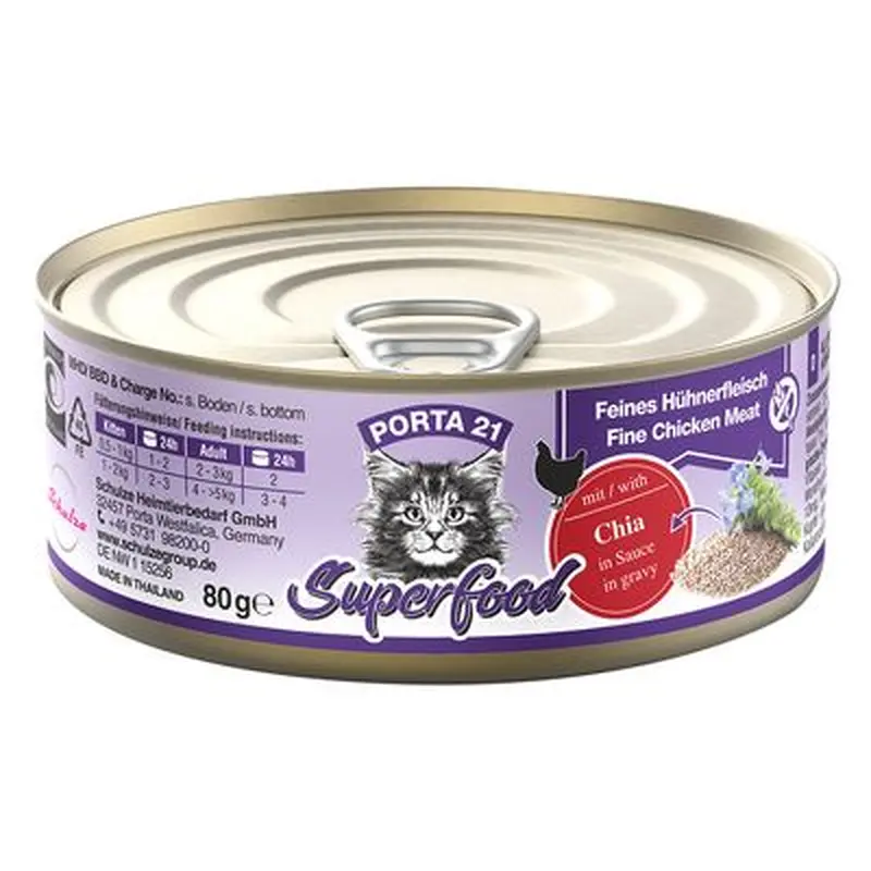 Porta 21 Superfood 6 x 80 g - Mackerel with papaya