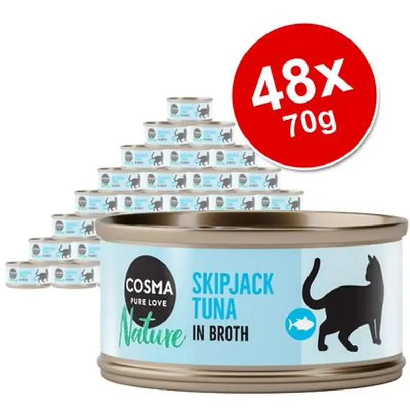 Cosma Nature Saver Pack 48 x 70g - Chicken Fillet