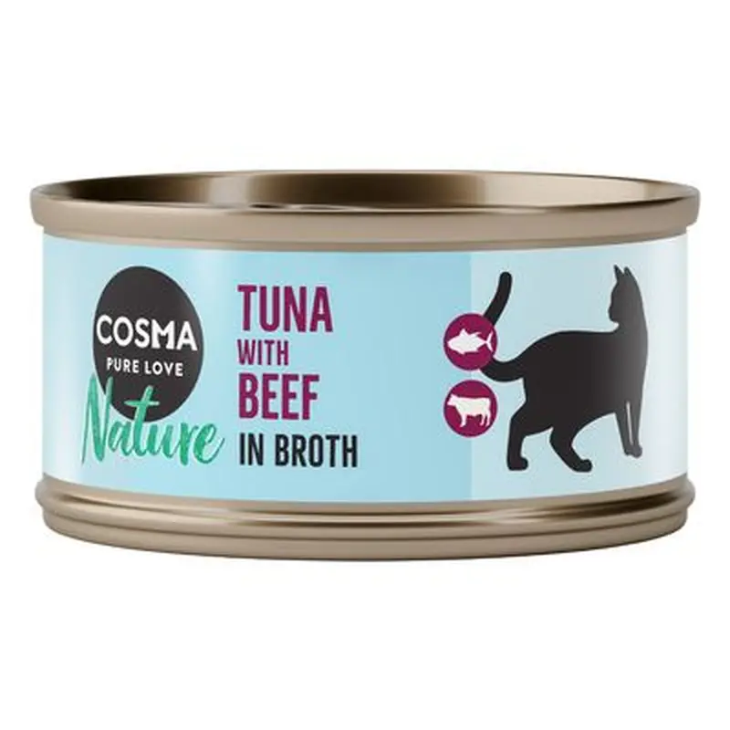 24 x 70g Cosma Nature Wet Cat Food Special Price! * - Kitten Chicken (24 x 70g)
