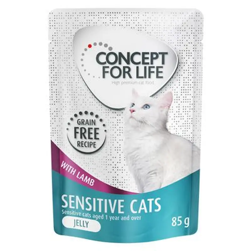 Concept for Life Sensitive Cats Lamb Grain-Free in Jelly - 24 x 85g
