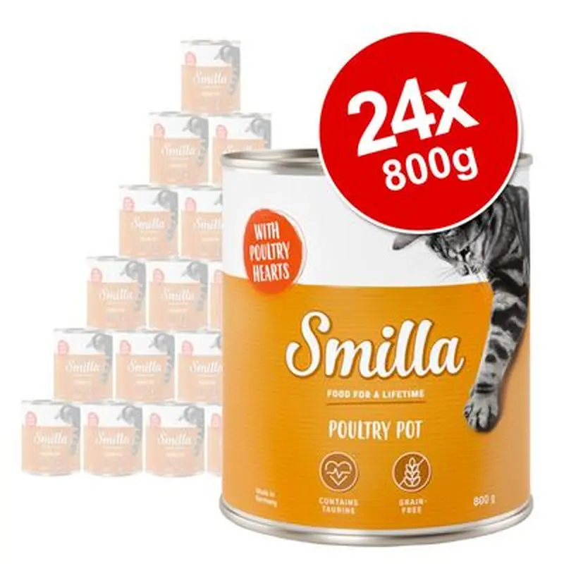 Smilla Tender Poultry Saver Pack 24 x 800g - Tender Poultry with Poultry Hearts